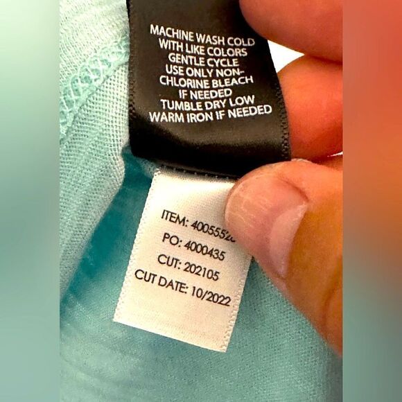 Torrid Cotton Modal Slub Smocked Short Sleeve Babydoll - Canal Blue - Picture 5 of 7